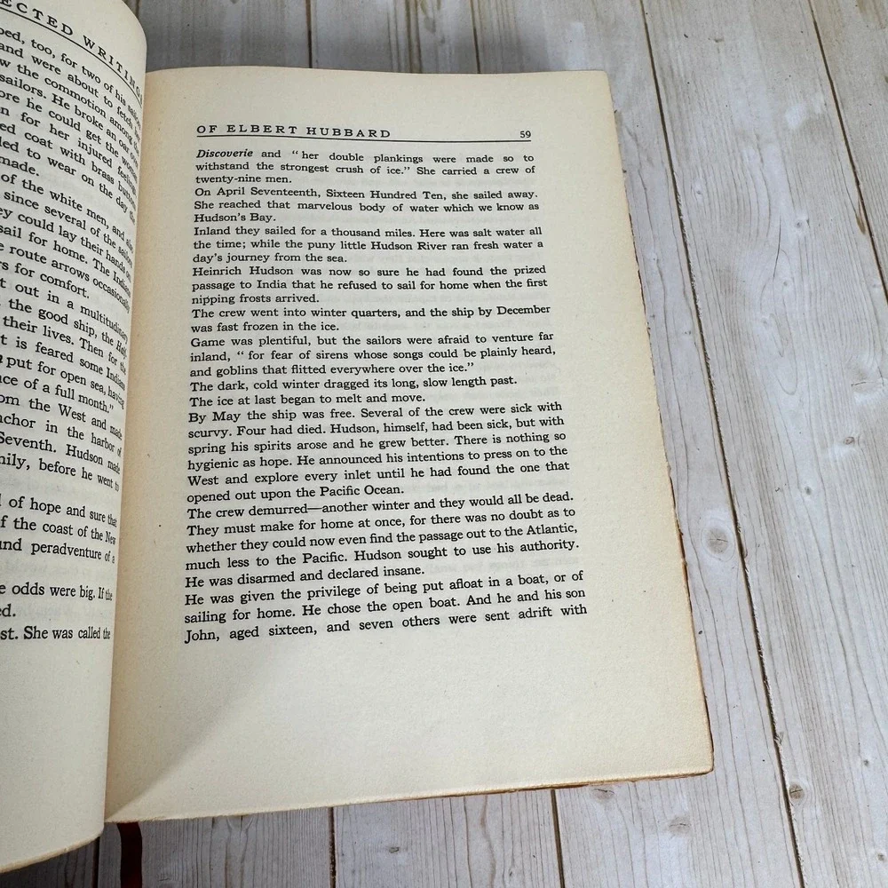Selected Writings Elbert Hubbard 1922 Memorial Edition Volume 1 WM. H. Wise